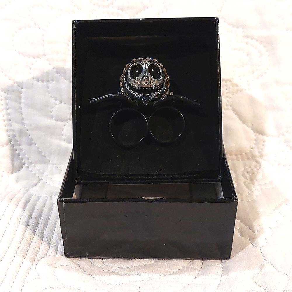 Loungefly Two Finger Jack Skellington Nightmare Before Christmas Ring NWT